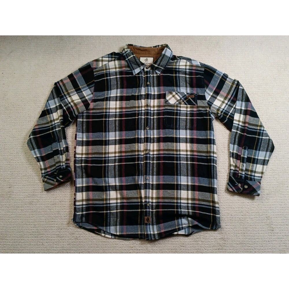 Legendary Whitetails Plaid Long Sleeve Flannel Shirt Mens XL